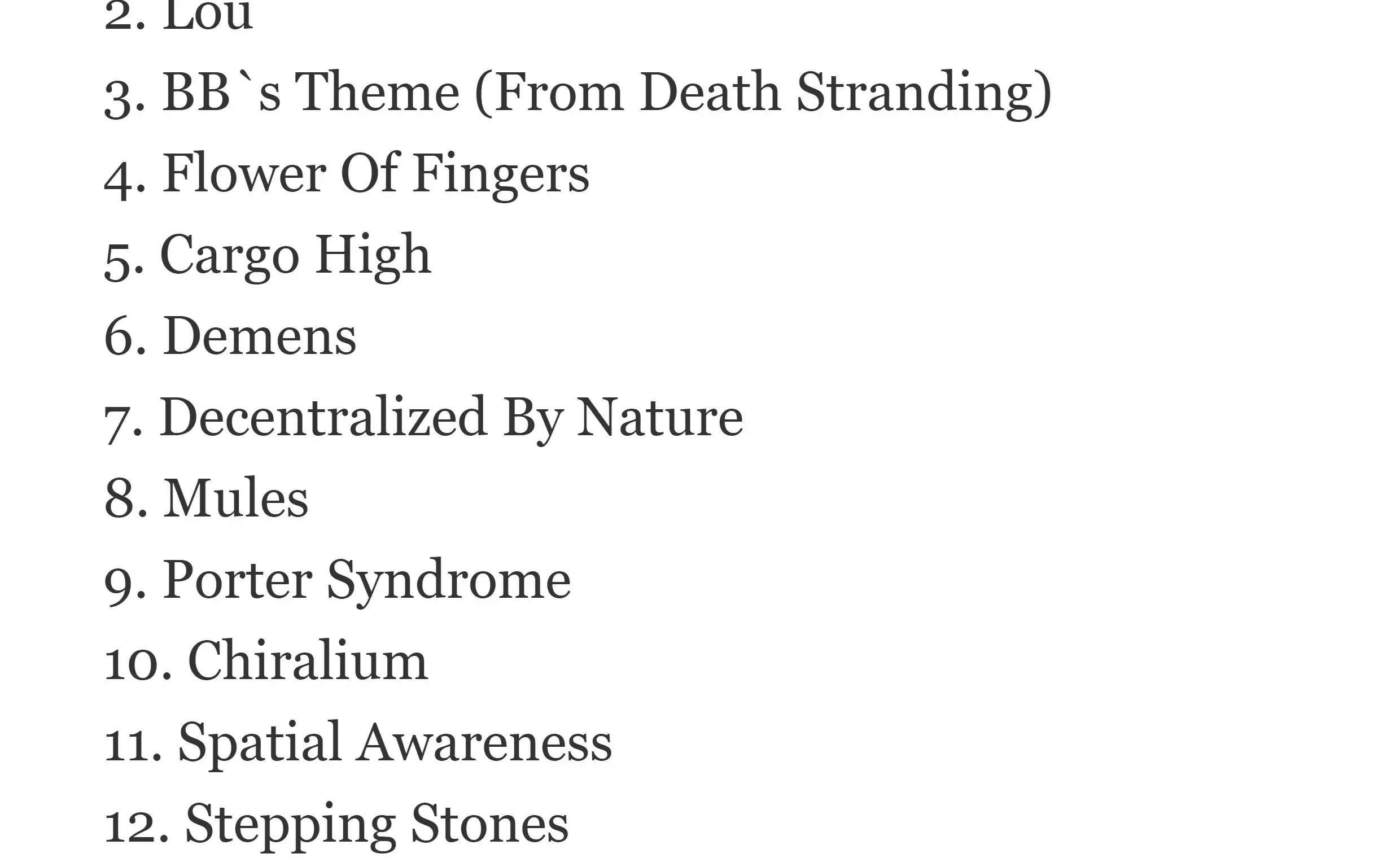 Album officiel authentique Death Stranding, bande sonore Death Stranding, partition OST 2CD