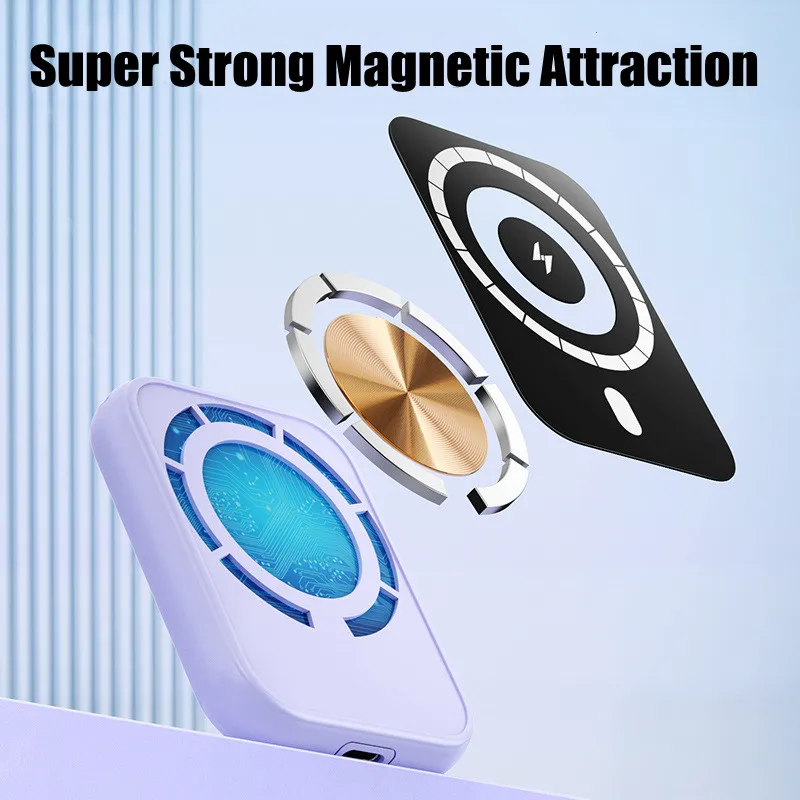 Mini Magnetic Power Bank for Apple Watch Wireless Charger PD20W Fast Charge External Battery Portable Powerbank