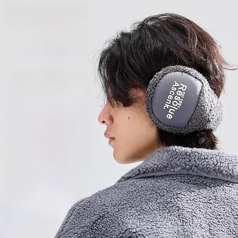 

Thiened Fce Ear Muffs Men's Winter Ear Protection Warm Riding Ear Covers Anti-freeze Ear Pads Bicycle Ear Caps