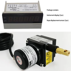 Cable Encoder Display + Es02 Cable Displacement Sensor Cable Encoder Linear Electronic Ruler 400 pulse