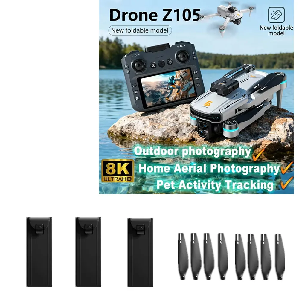 

Original Accessories 3.7v 920mAh Z105 Drone Battery / Propeller Blade / Use For Z105 Drone Parts