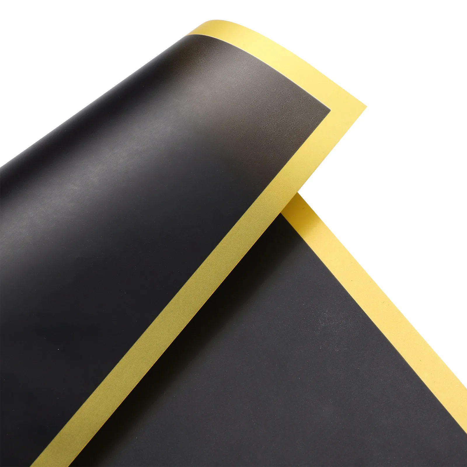 20Pcs Waterproof Flower Wrapping Paper Gold Edge Elegant Floral Bouquet Packaging Craft DIY Wedding Valentine's Day Florist
