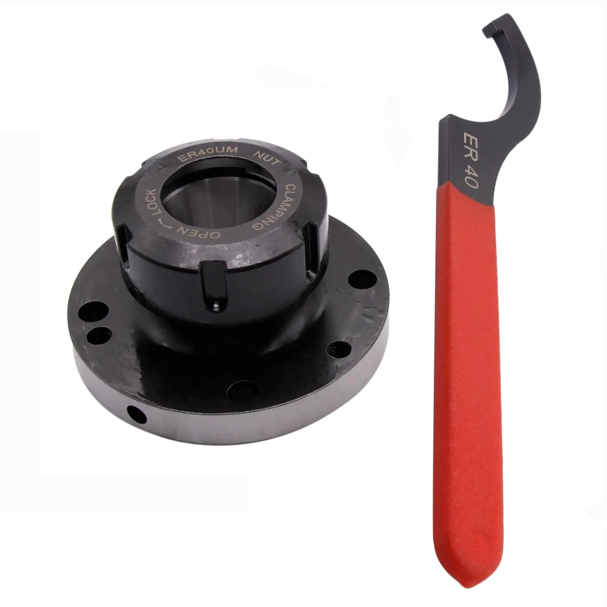 

Цанговый патрон ER40 диаметром 100 мм, компактный токарный станок с плотным допуском, прочный для фрезерного станка с ЧПУ с гаечным ключом ER32 1 шт.