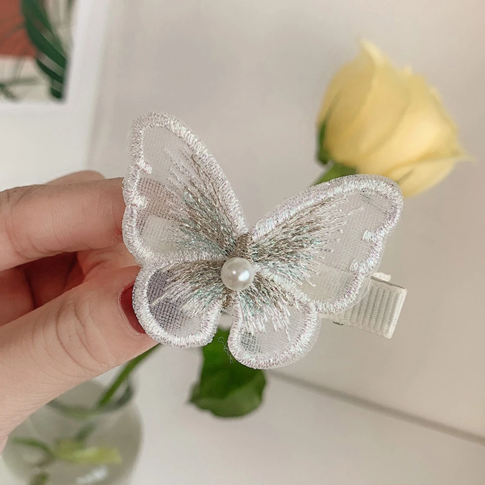 Butterfly Hair Clip Variety Of Colors Butterfly Broken Bangs Clip Headwear Fringe Clip Fashion Versatile Variety Of Styles Alloy