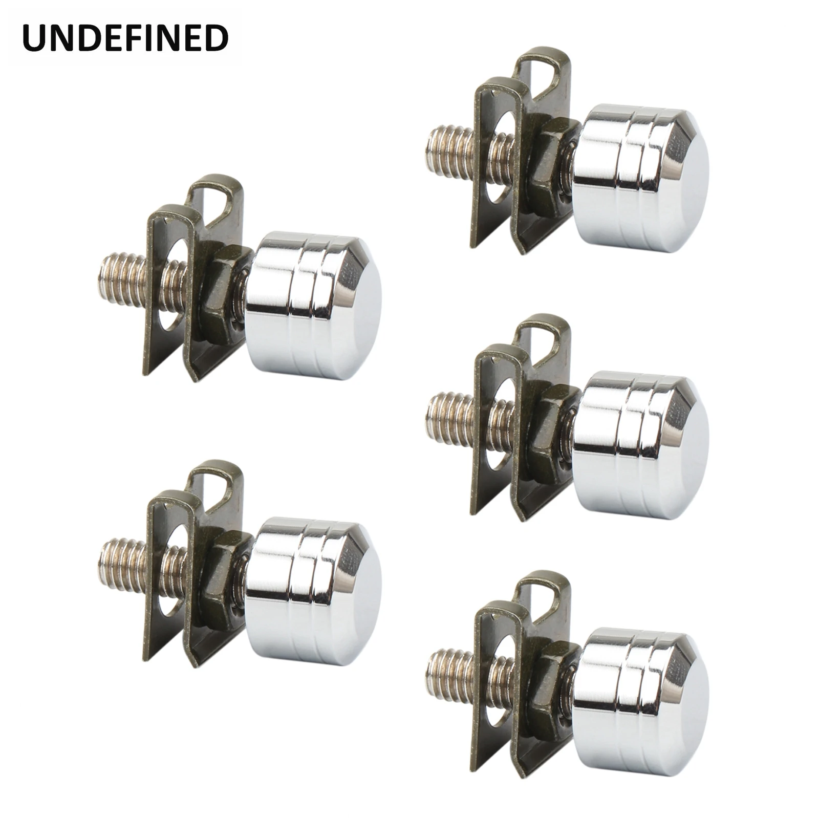 5PCS  6mm Universal Motorcycle M6 Fairing Bolts Stainless Steel Spire Speed Fastener Clips Screw Spring Nuts Bolts