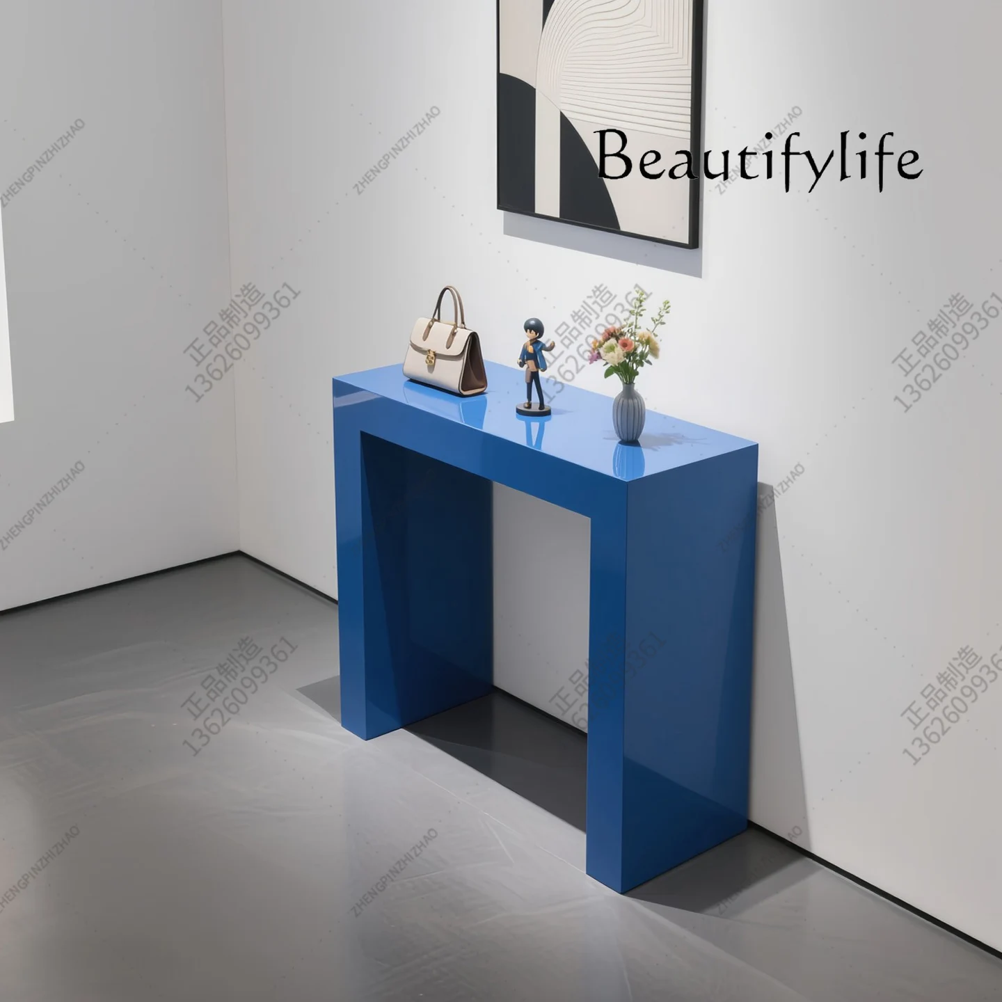Wooden display table sand table door and window sample corner island counter rectangular wooden display cabinet baking paint