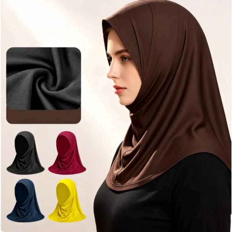 

Women‘s Milk Silk Head Wrap – Solid Stretchy Turban – Breathable & Sun Protection – Perfect for Gardening Travel Daily Wear