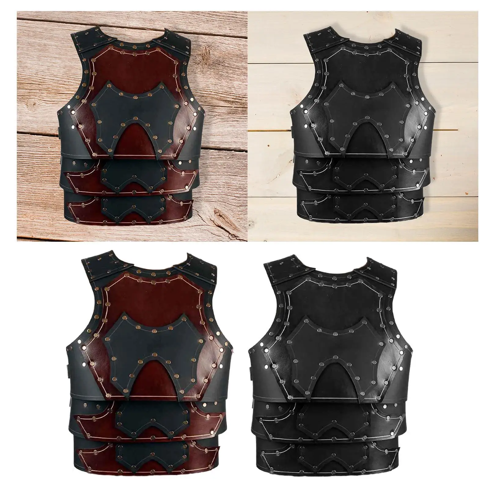 

Medieval Chest Armors Samurai Armors Vintage Design PU Leather Knight