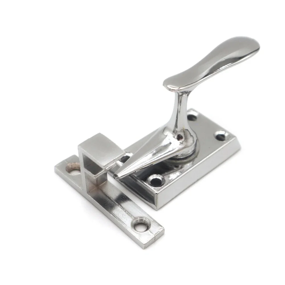 Self-Locking Gate Latch Zinc Alloy Post Mounted Fence Gate Latch Heavy Duty Automatic Gravity Lever Locking Fence Gate Latch