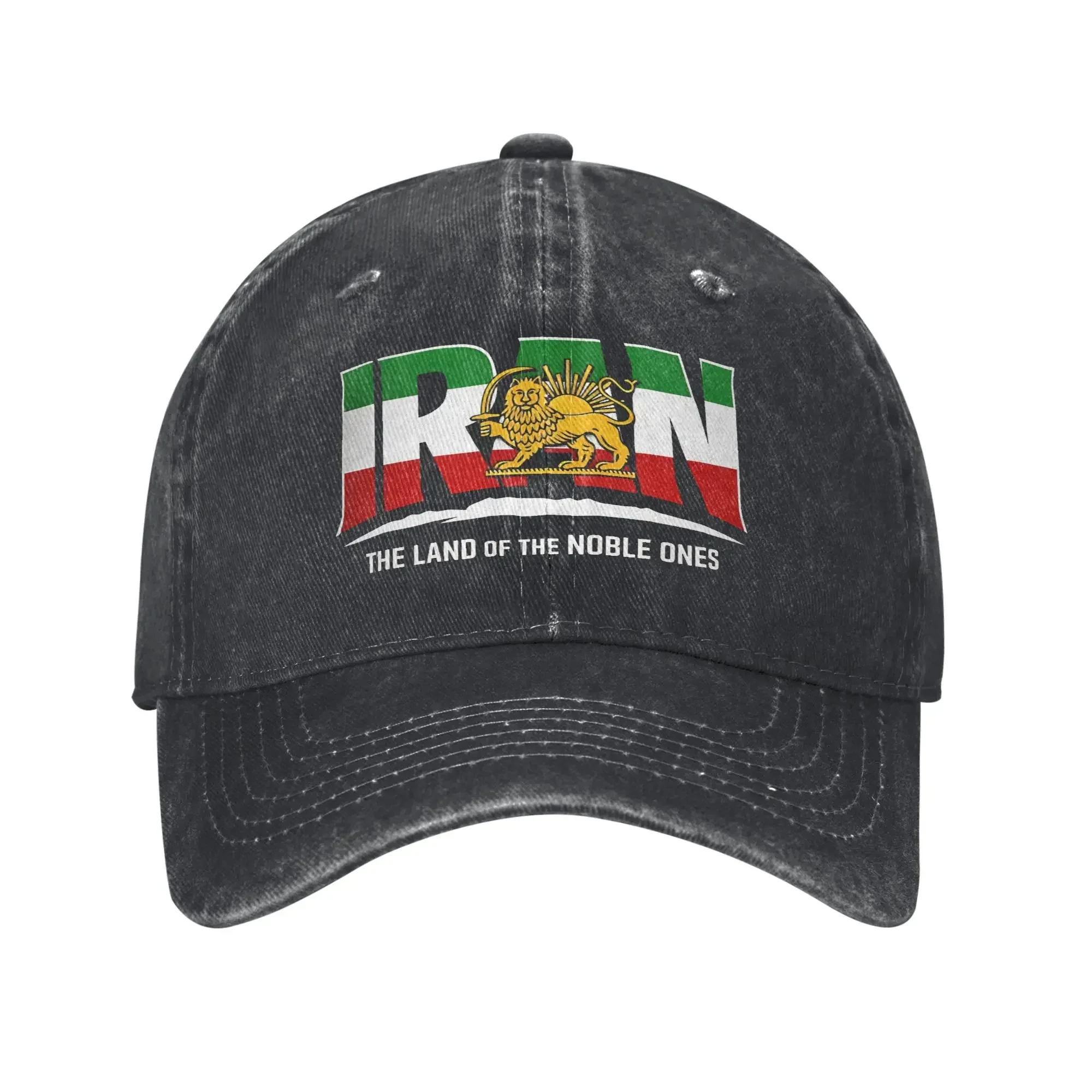New Iran the Land of The Noble Ones Casual Baseball Cap For Men Adult Summer Hunting Trucker Hat Print Sun-Proof Baseball Caps