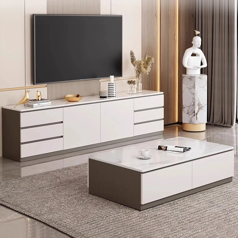 

Shelf Wall Tv Stands Drawers Floor Minimalist Aesthetic Center White Tv Table Storage Universal Suporte Para Tv Home Furniture