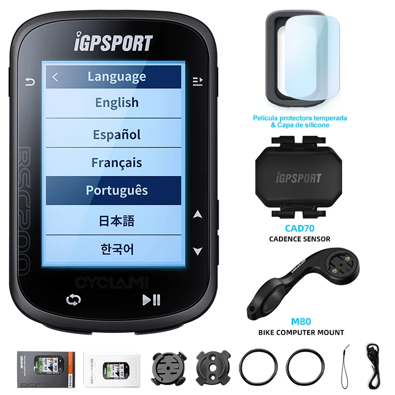 Wireless Bicycle Computer GPS IGPSPORT BSC200 BSC 200 Bike Speedometer Cycling Odometer 2.5in ANT+ APP Sync Slope Altitude image 3