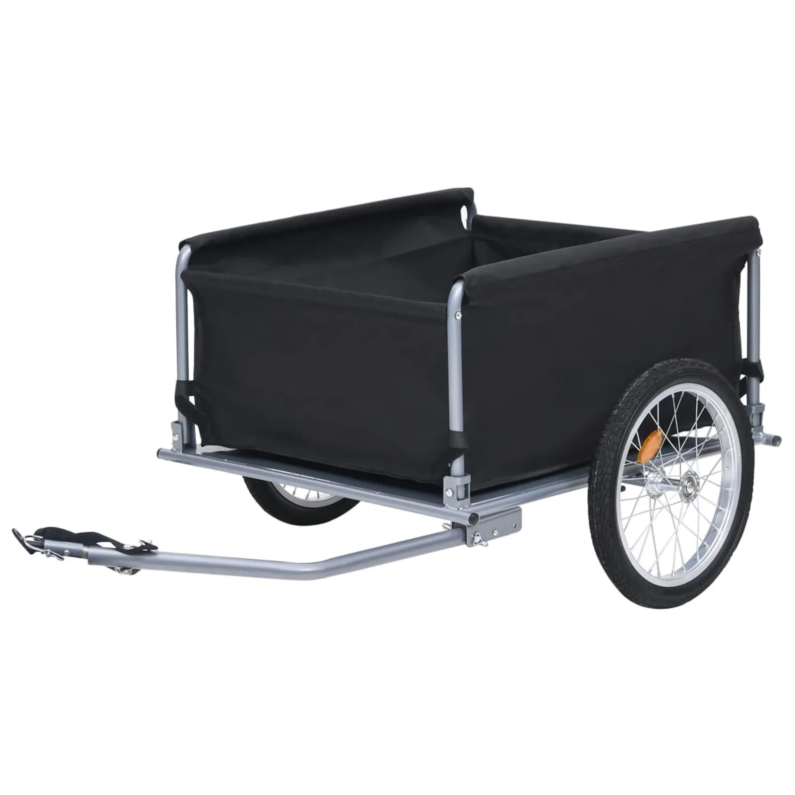 Bike Cargo Trailer Bicycle Wagon Cart Foldable Storage withSafe Reflectors Bicycle Accessory Max Load Cpacity 65 kg