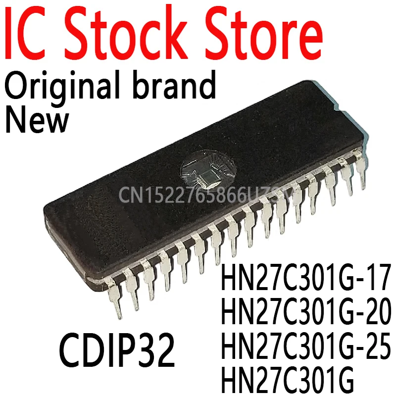 10PCS/Lots New and Original 27C301 CDIP32 In Stock HN27C301G-17 HN27C301G-20 HN27C301G-25 HN27C301G