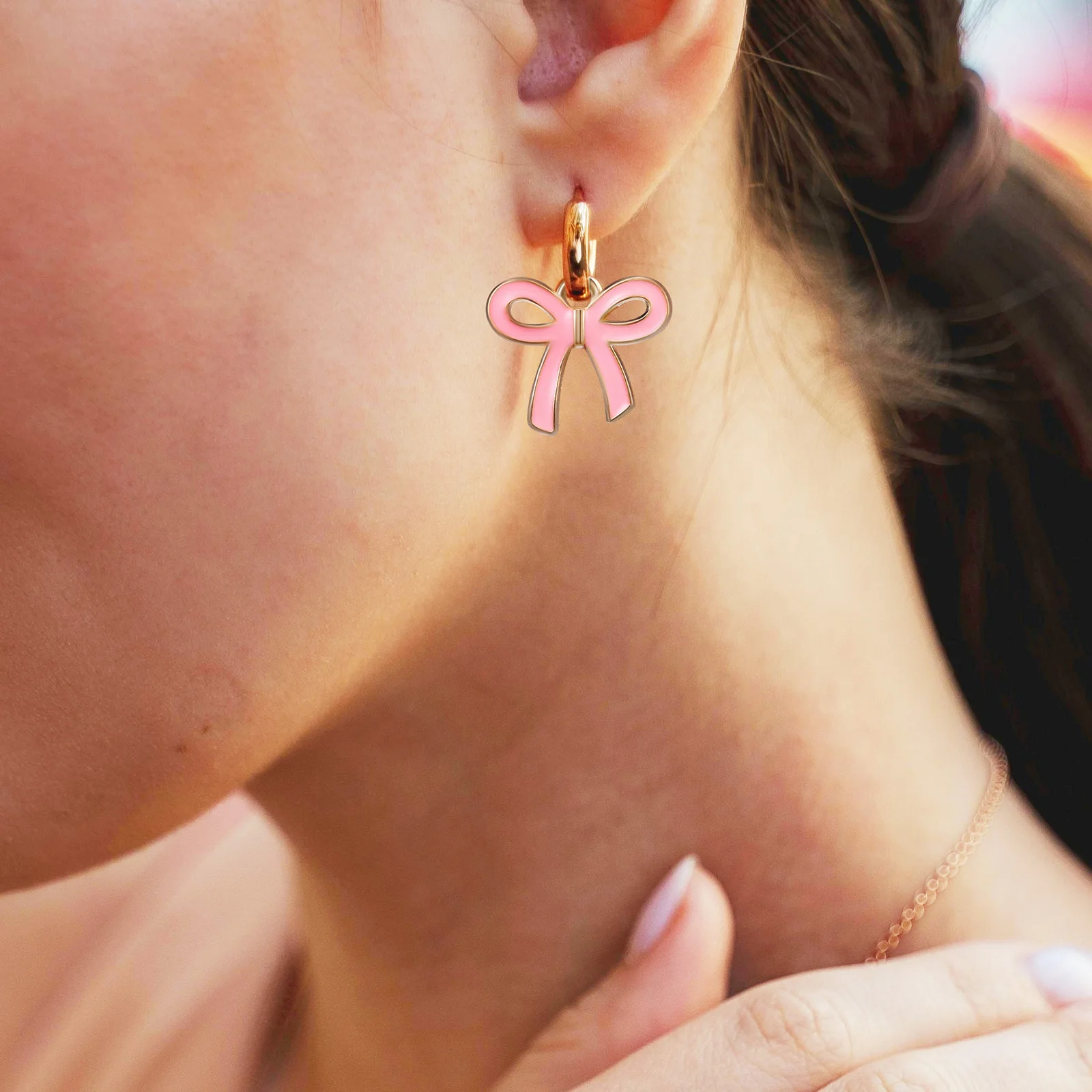 

60pcs Bowknot Earring Charms Pendant DIY Jewelry Making Supplies Unique Bows Accessories Sturdy Alloy Crafts Bracelet