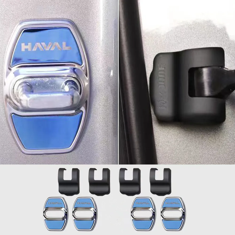 

Door Lock Buckle Cover Limiter Stainless Steel Protective Cover Protective Sticker Decoration Suitable Great Wall Haval Raptors