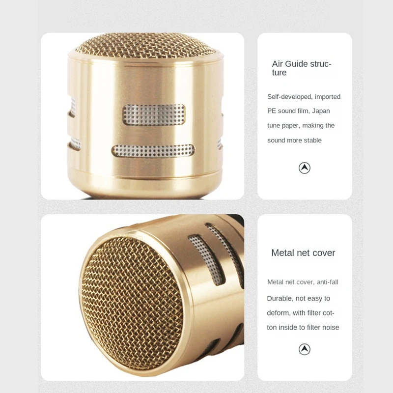 Capsules de noyau de Microphone dynamique professionnel, remplacement de Microphone, noyau de micro N-M282-PZZW
