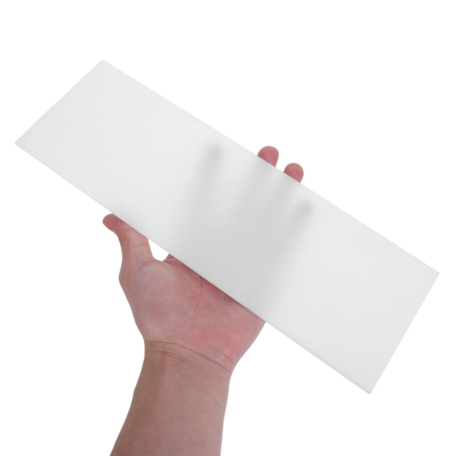 

White Acrylic Ceiling Light Diffuser Panel 11.8\" X 4\" X 0.06\" Frosted Translucent Led Cover For Home Office Lighting