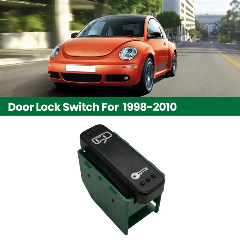 

1C0962125A Car Central Door Lock Switch Satin Black Left For VW Beetle 1998-2010 1C0962125A01C-A02G
