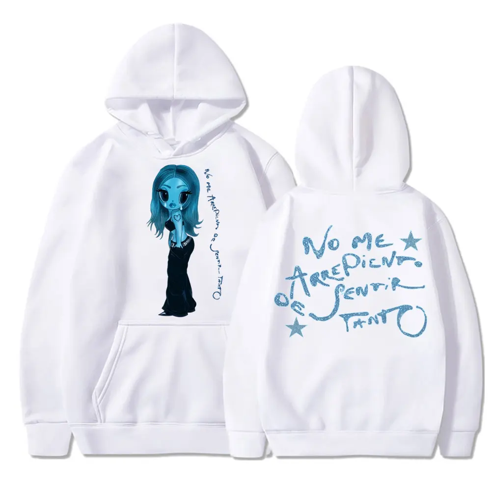 Karol G No Me Arrepiento De Sentir Tanto 2026 New Album Hoodies Music Lover Fashion Sportwear Men Women Fleece Loose Tracksuit