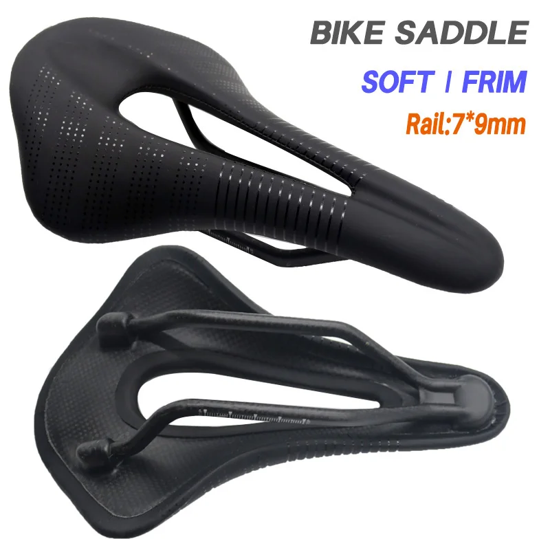 

Carbon Saddle Road Bike MTB Racing microfiber Soft Seat Cushion Bicycle OVAL RAIL7*9 Bicycle Seat Cycling frame handlebar saddle