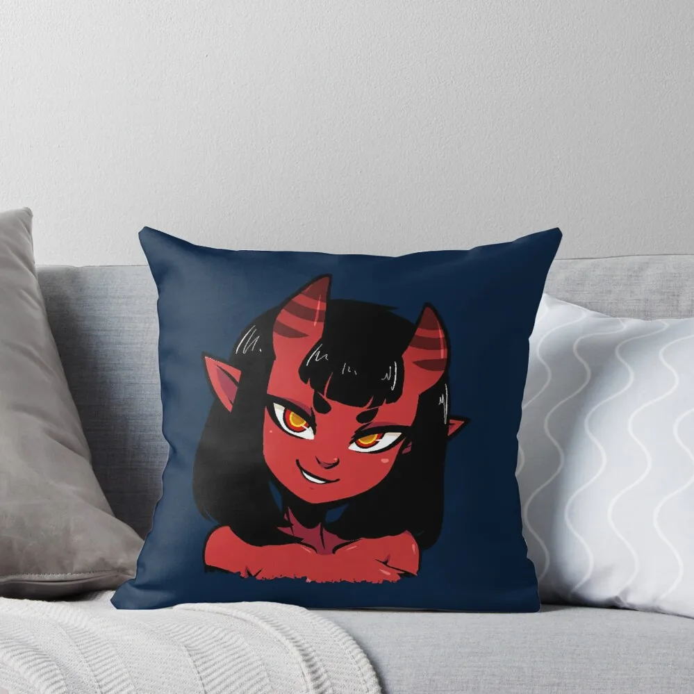 Meru the succubus retro Throw Pillow Sofa Cushions Covers Decorative Sofa Cushions pillow