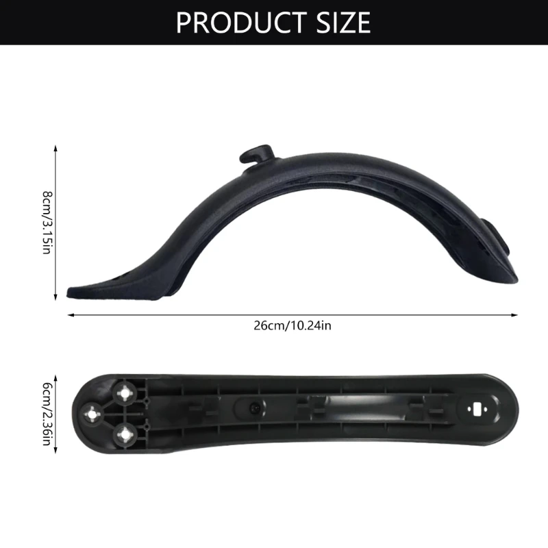 Multifunction Rear Mudguard with Hanging Hook for M365 Electric Scooter Utility