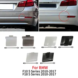 For BMW F10 Car Rear Bumper Tow Hook Cover Cap Accessory Black White Silver For BMW 5 Series 520 523 525 528 530 535i 2011-2017
