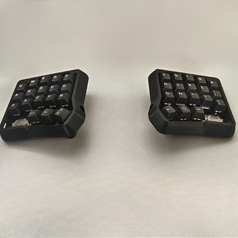 Kit de teclado mecánico dividido, accesorio con diseño de 36 teclas, conexión en caliente, 2,4G, inalámbrico a través del cambio de teclas, personalizado, juego de oficina