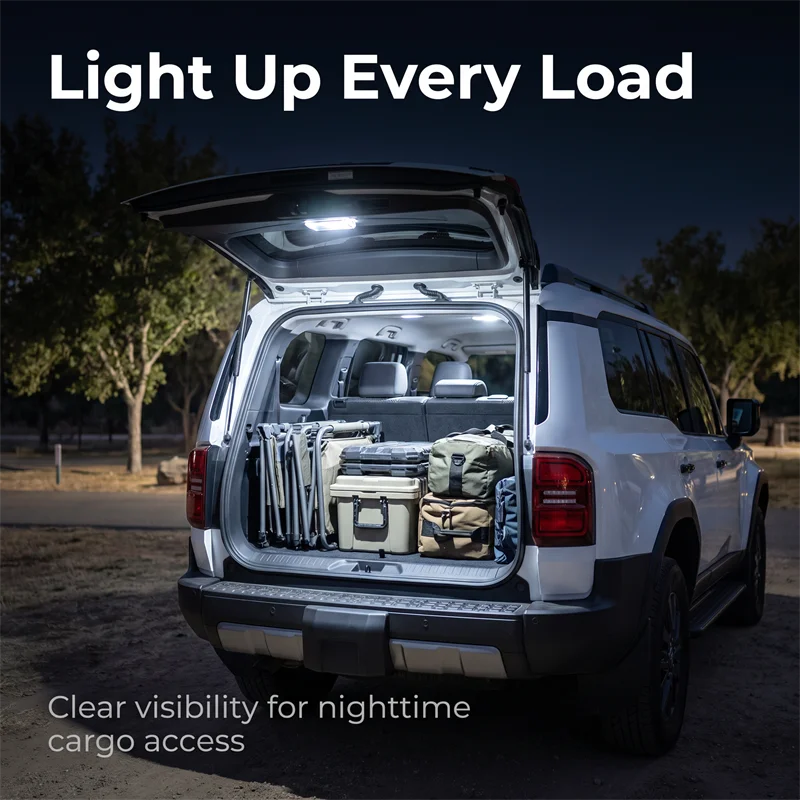 Trunk Tailgate Top LED Luggage Lamp For Toyota Land Cruiser Prado LC250 J250 2024-2026 Suitcase Interior Accessories - view 3
