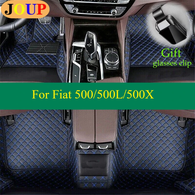 

For Fiat 500/500L/500X 312 334 All Models Car Floor Mats Waterproof Luxury Covers Accessories Left /Right Hand Drive