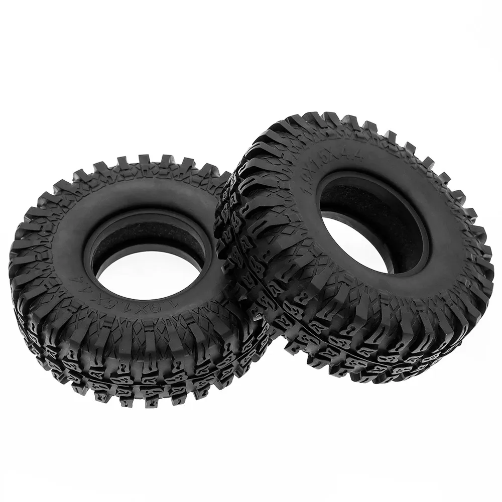 Pneu en caoutchouc de 1.9 pouces, 4 pièces, 113x39mm, pour voiture sur chenilles 1/10 Rc Traxxas Trx4 Axial Scx10 Wraith Scx10 Yikong Rgt Wrangler 1.9 roues