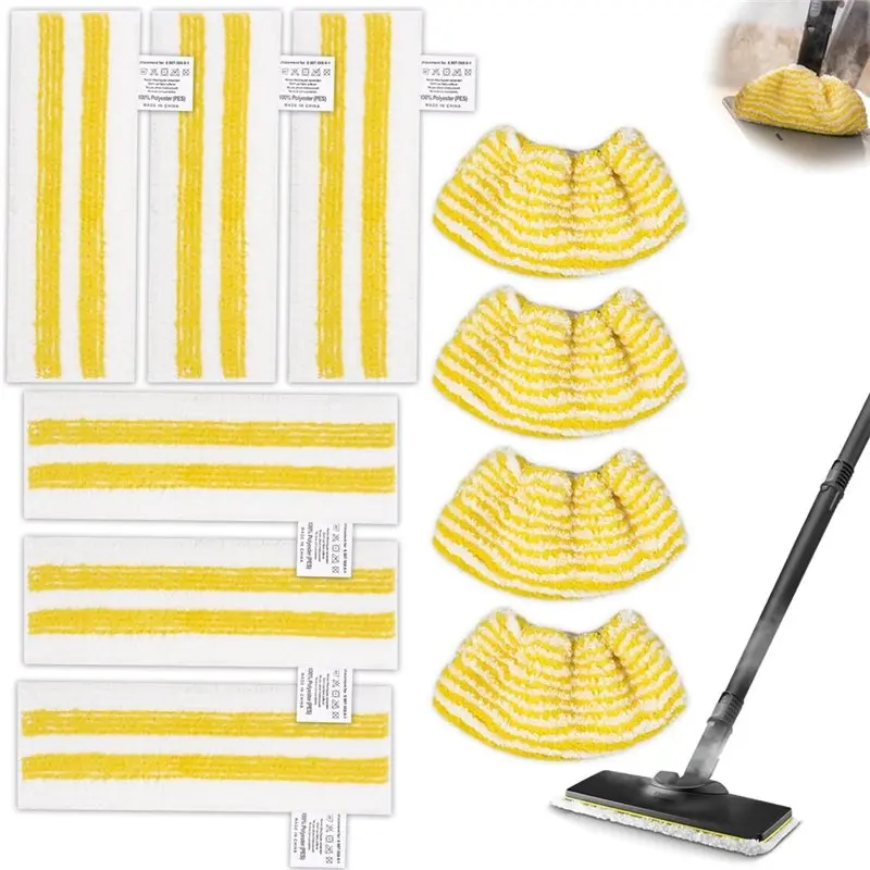 

Hot-Easyfix Microfiber Cloth Set Replacement For Karcher SC1, SC2, SC3, SC4, SC5,Steam Cleaner- Steam Cleaner Accessories