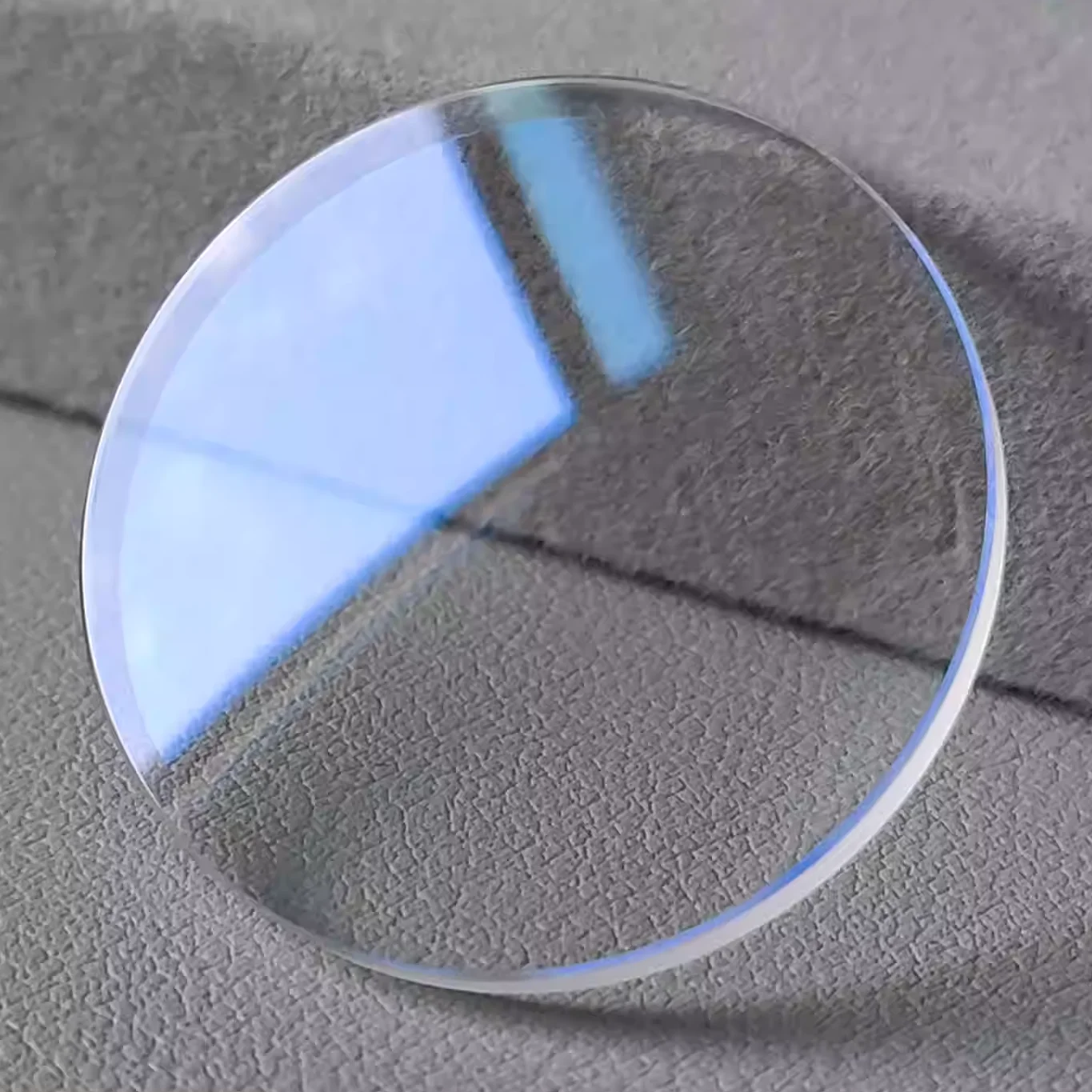 1.0mm Thickness Flat Mirror Watch Glass 15mm-45mm Round Crystal Lens Smartwatch Replacement Accessories