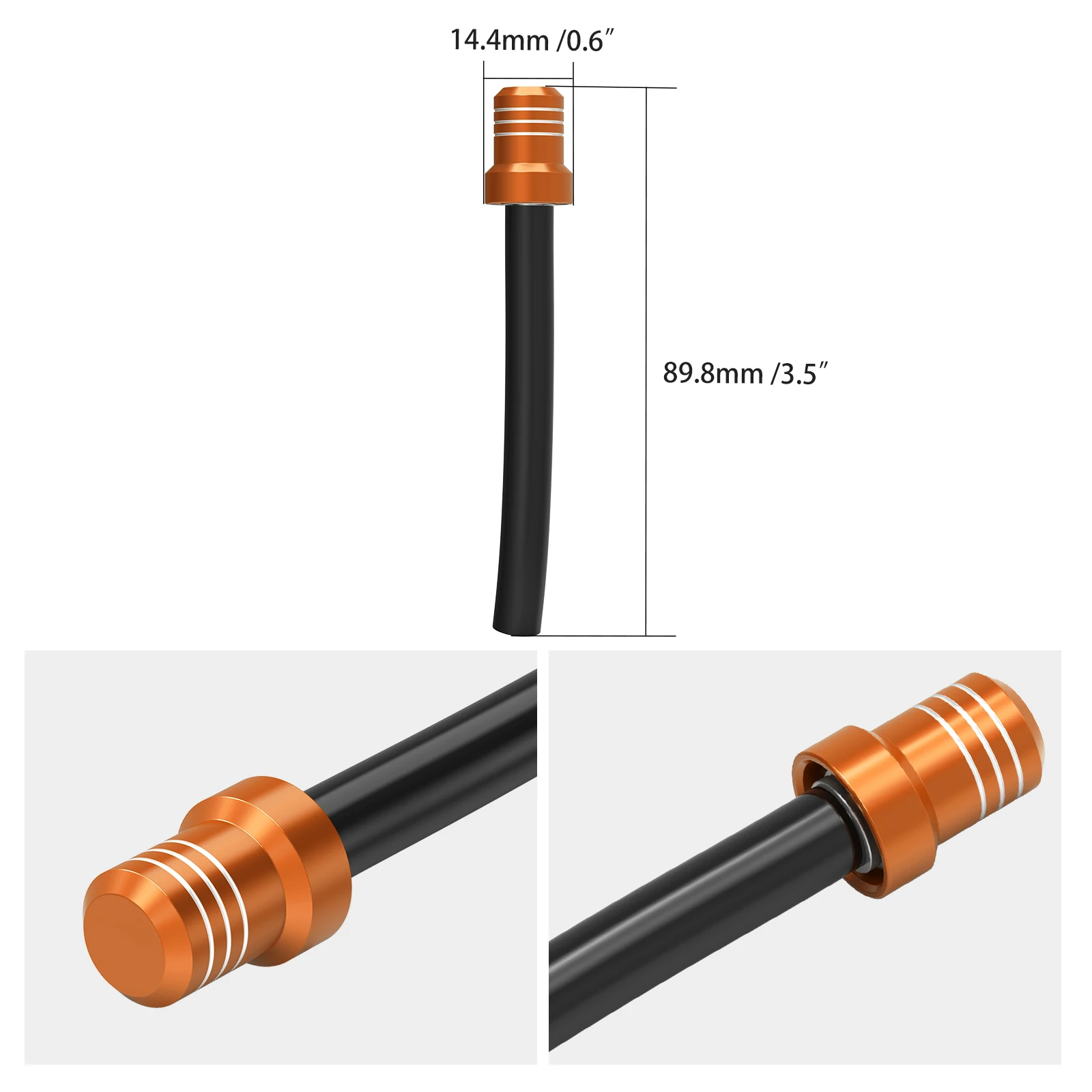 Für KTM EXC GasGas EC Beta RR X-Trainer Husqvarna Kawasaki Suzuki Yamaha YZ Universal Gas Tankdeckel Ventilentlüftungsschlauch