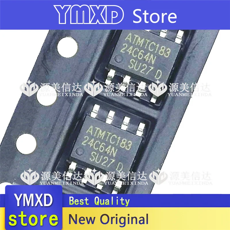 10pcs/lot New Original 24C64 AT24C64N AT24C64AN patch SOP-8 memory AT24C64 In Stock
