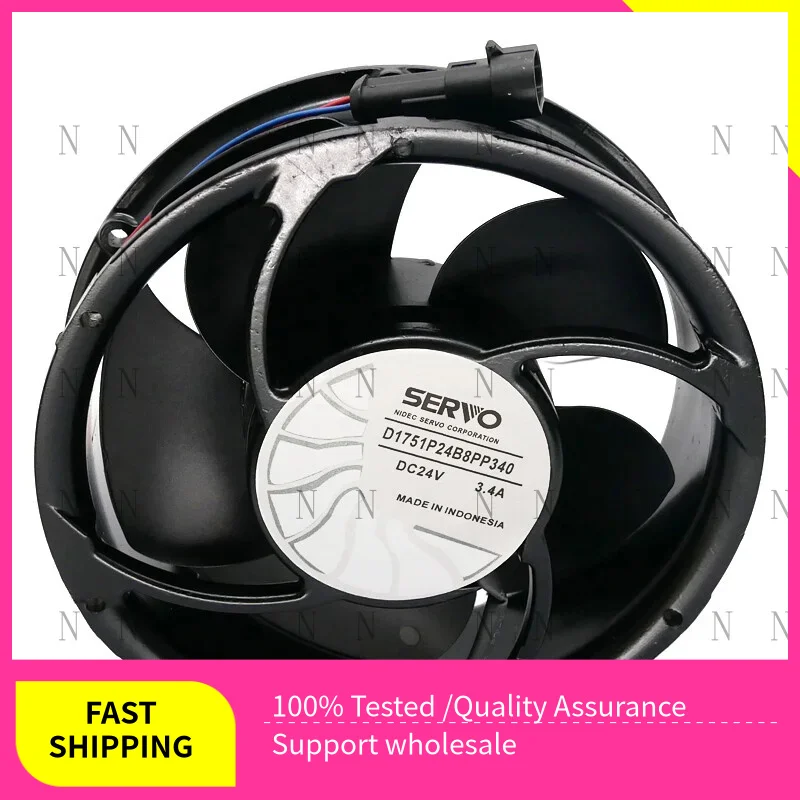 

YJJ FOR SERVO Inverter Silent Cooling Fan D1751P24B8PP340 172*51MM 24V 3.4A