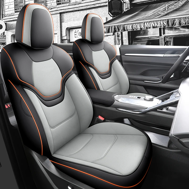 

Car Seat Cover Specific Customize for Haval H6 Full Covered with Front and Rear Full Set Artificial Leather