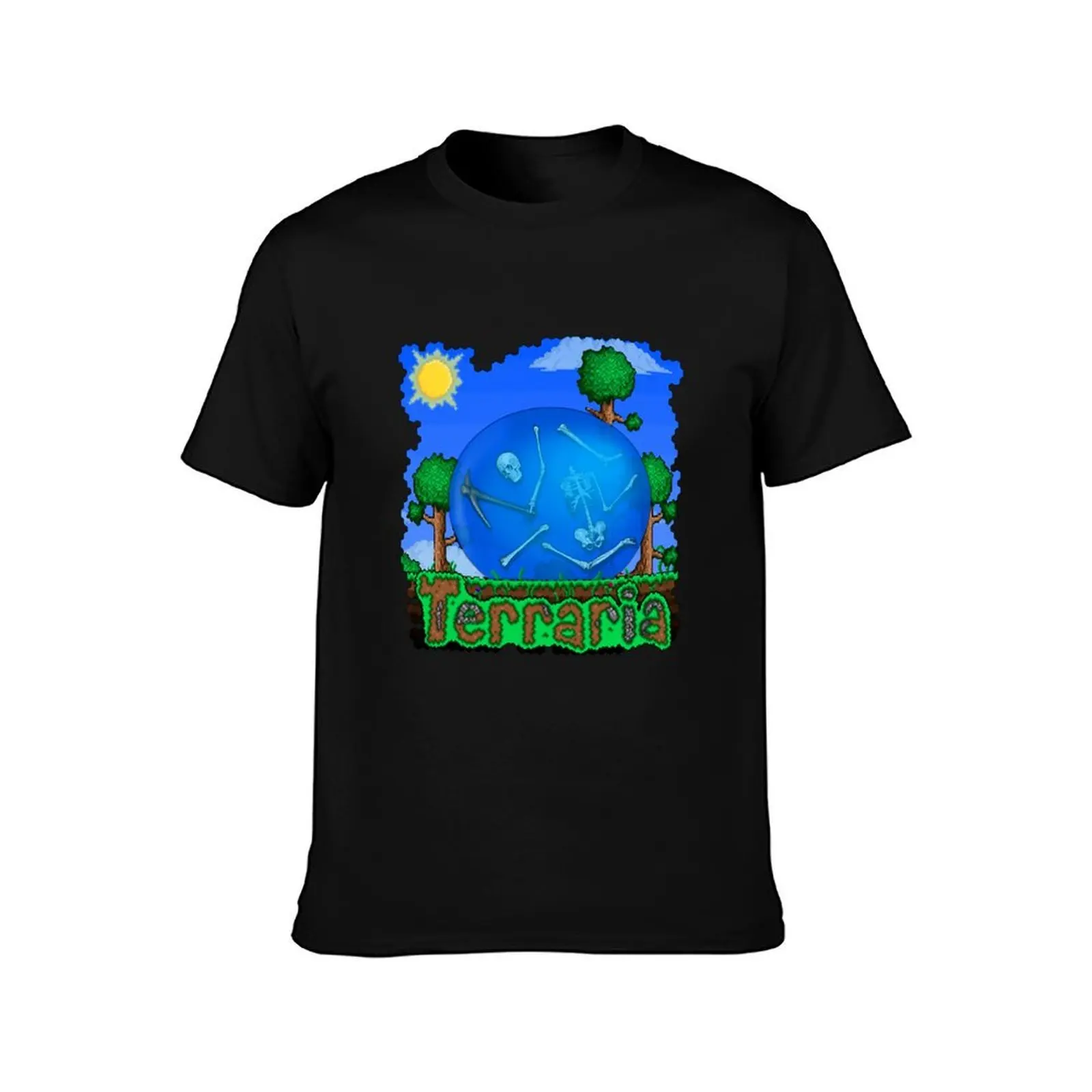 Terraria World T-Shirt Large Size Soft Cotton T-Shirt