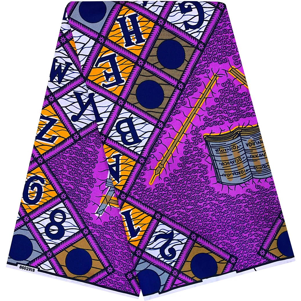 Bulk African Ankara Wax Fabric 100 Polyester Dutch Wax Garment Making Factory Direct