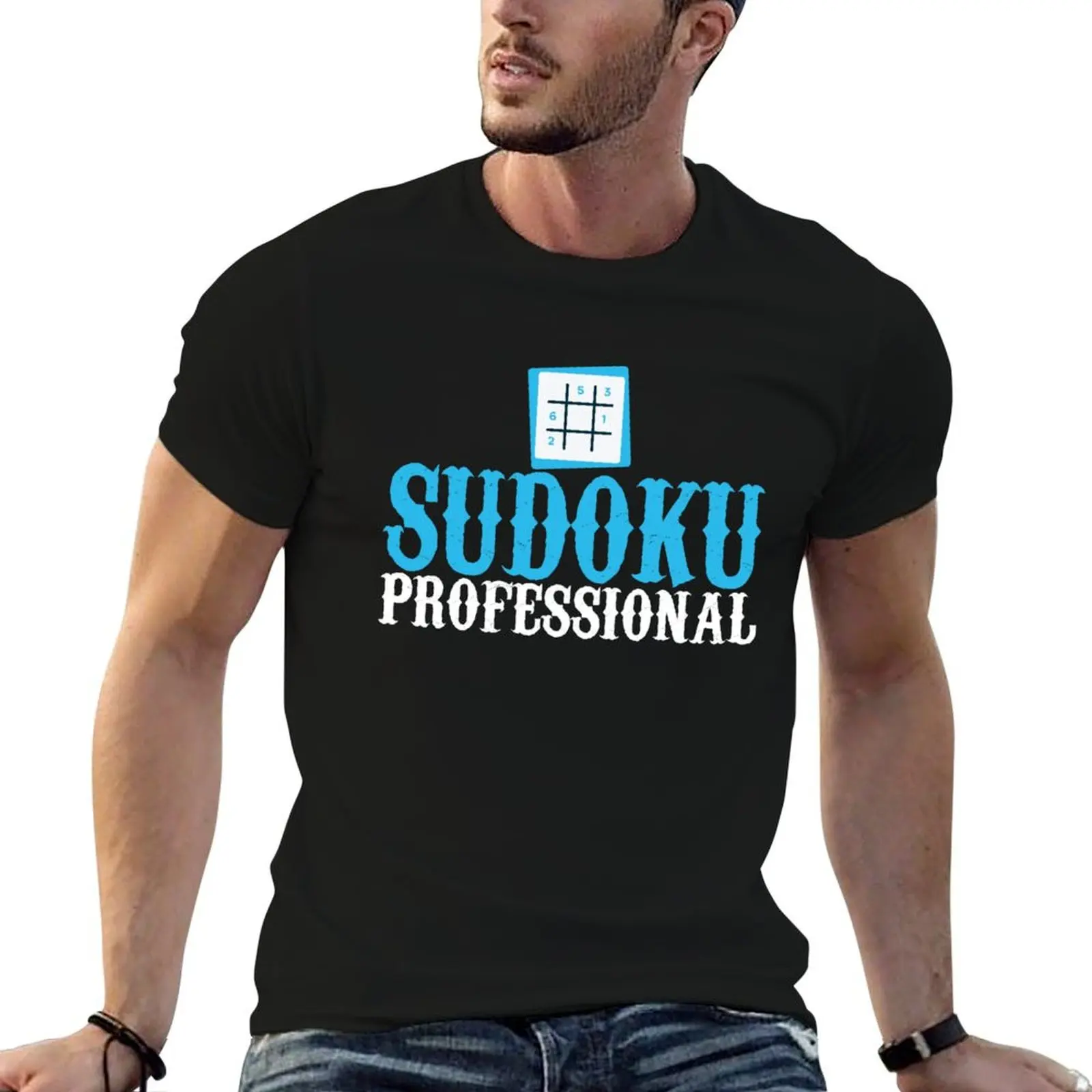 

t soft Sudoku t for shirts mens Professional shirts T-Shirt graphic man cotton