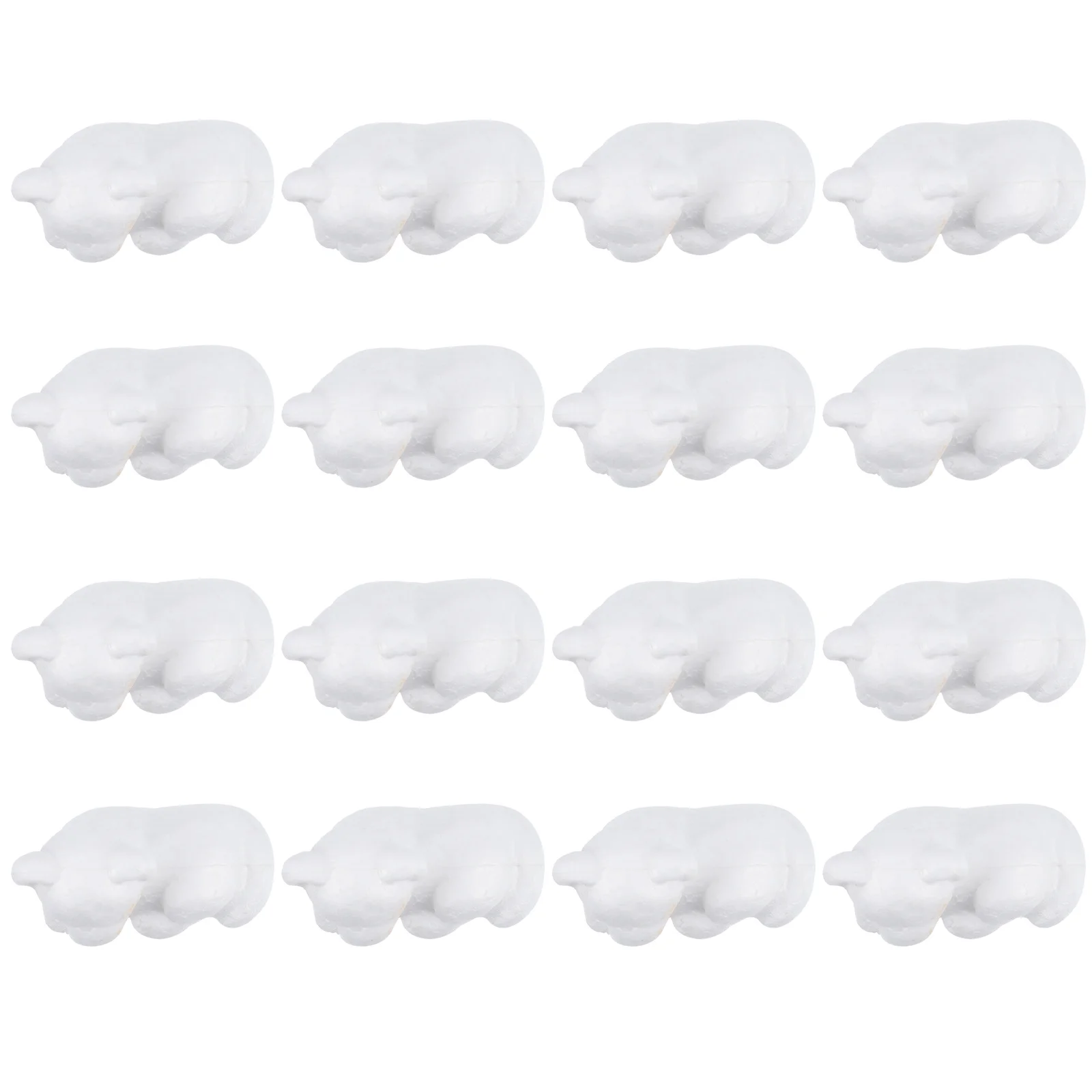 

40 Pcs DIY Painting Mold Animal Toy Crafts Paint Toys Safe Animal Paint Toy Fun Halloween Decor