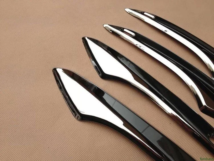 Chrome Car Door Handle Cover Stickers Styling Accessories For Lexus RX NX RX350 RX450h RX200t NX200t NX300 NX300h 2016-2021 view 5