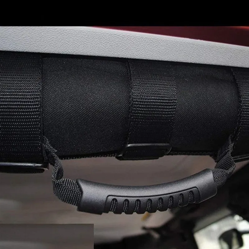 AFOURT-Convenient Replaceable Roof Cage Handle With Non-Slip Oxford Cloth And Pe Plastic Design Grab Handles For Roll Bar