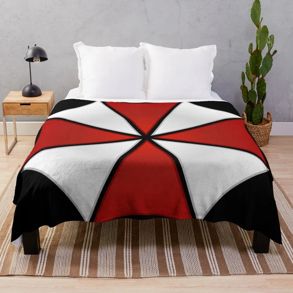 Umbrella Corporation symbol Throw Blanket blankets ands Sleeping Bag For Decorative Sofa funny gift Blankets