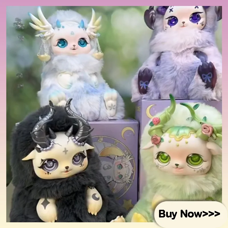 

Mobo Star, серия «Двенадцать созвездий», слепая коробка из ПВХ-милый лесной загадочный подарок для девочек, украшение для рабочего стола, модная игрушка-сюрприз