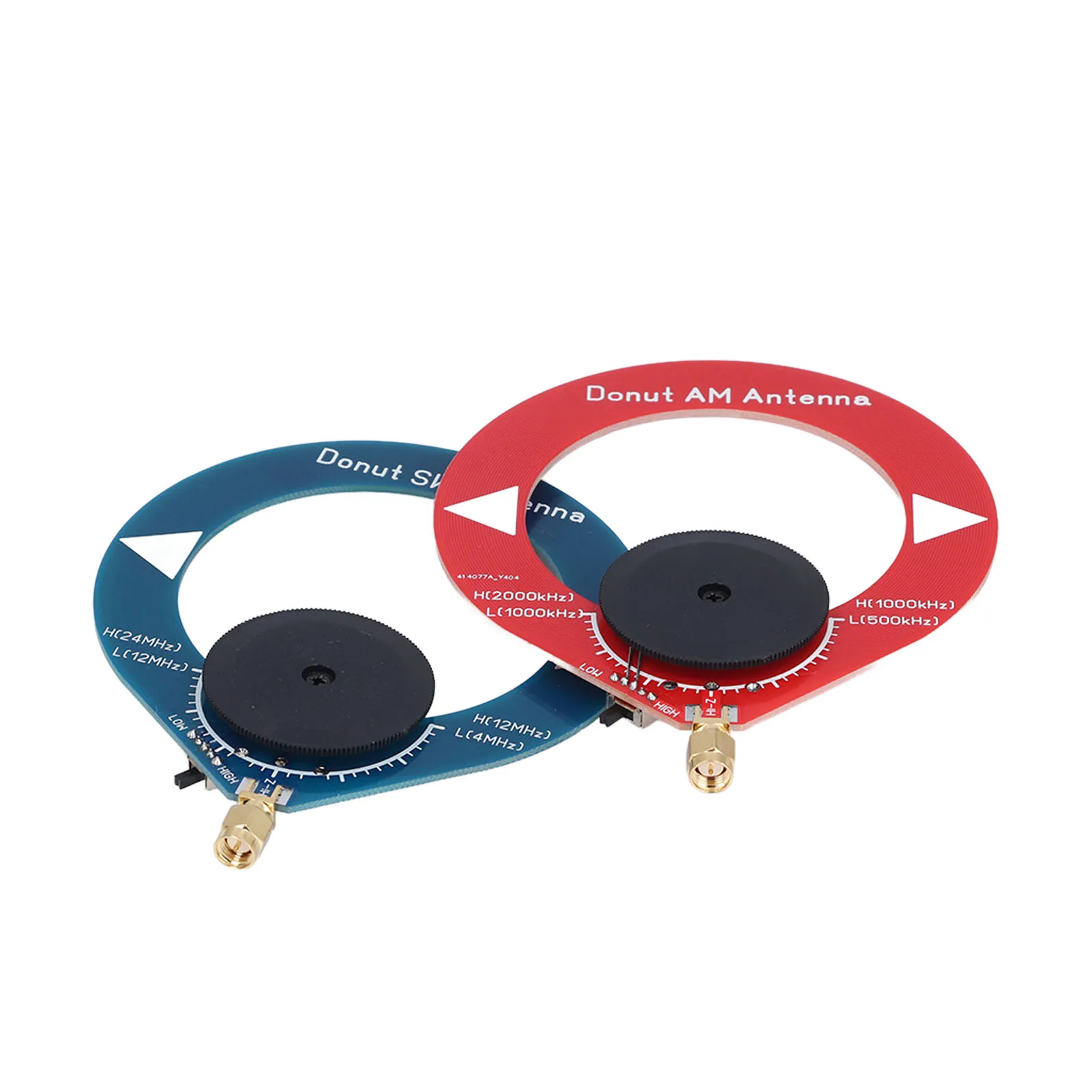 

Small Loop Antenna Set Blue Shortwave SW 4MHz‑24MHz Red AM Medium Antenna 500kHz‑2000kHz Small Loop Antenna