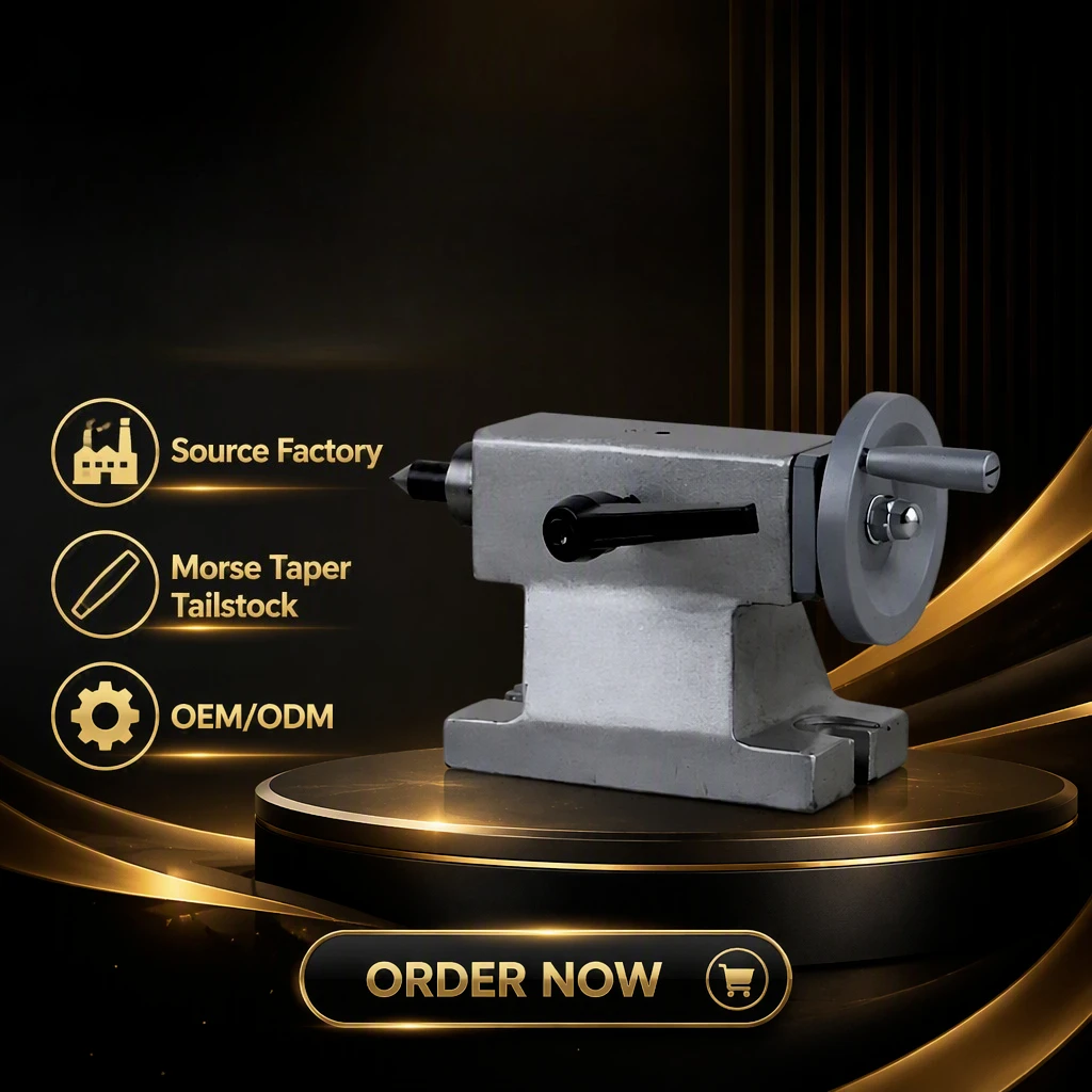 Tailstock for Lathe 4 Axis MT2 Rotary Axis for CNC Router Engraving Machine Chuck Machine Tool Accessories