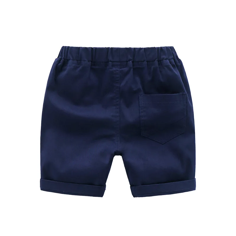 2023 Summer Boy Cotton Shorts Kids Casual Middle Pants Baby Fashion Cute Beach Pants Trousers 2-7Years Children Cropped Shorts