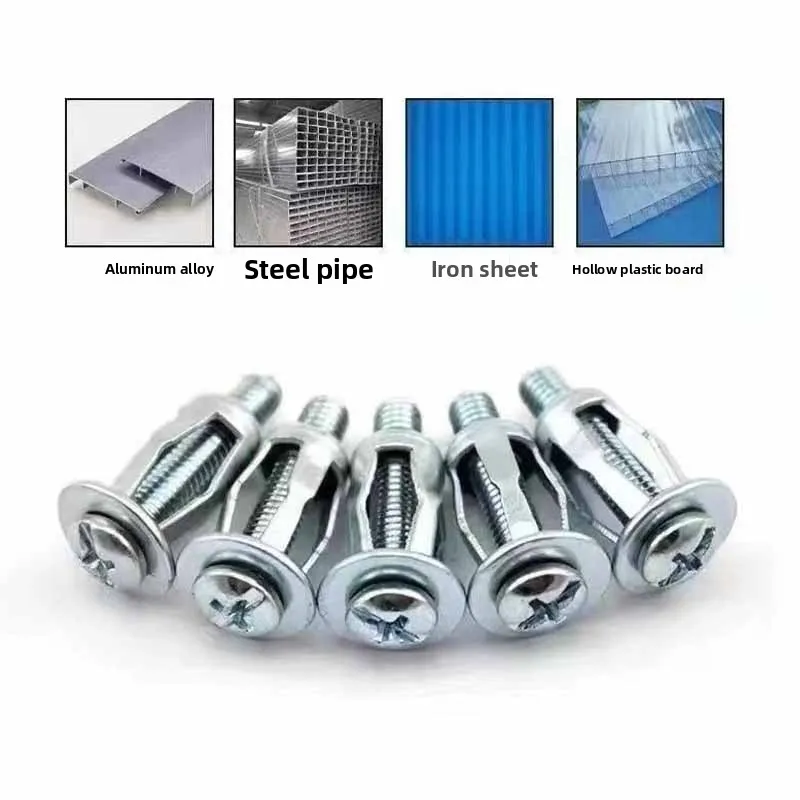 M4 M5 M6 M8 Nuts Petal Screws Metal Rivet Nut Expansion Plugs Anchors Lock Bolt Nut Fixing Screw Rivetnut Clamp Wall Fasteners